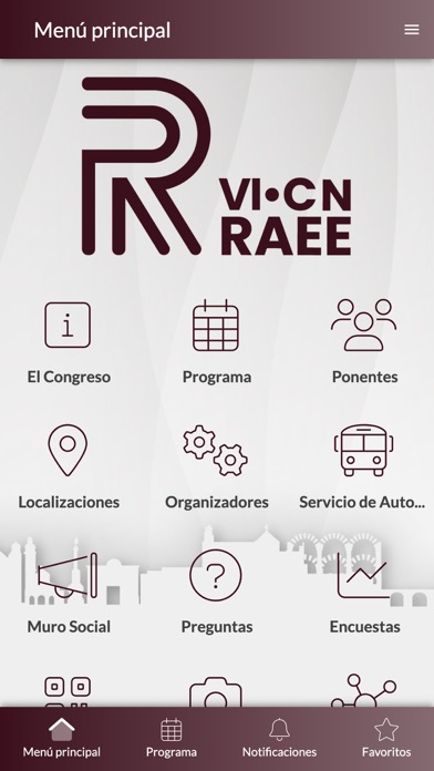Congreso Nacional RAEE Screenshot