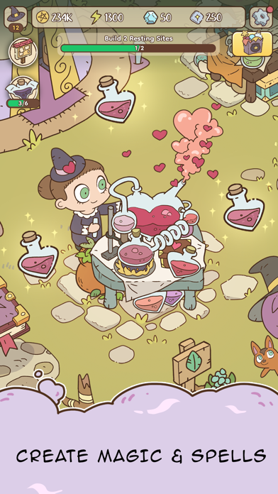 Potions & Spells: Idle Witches Screenshot