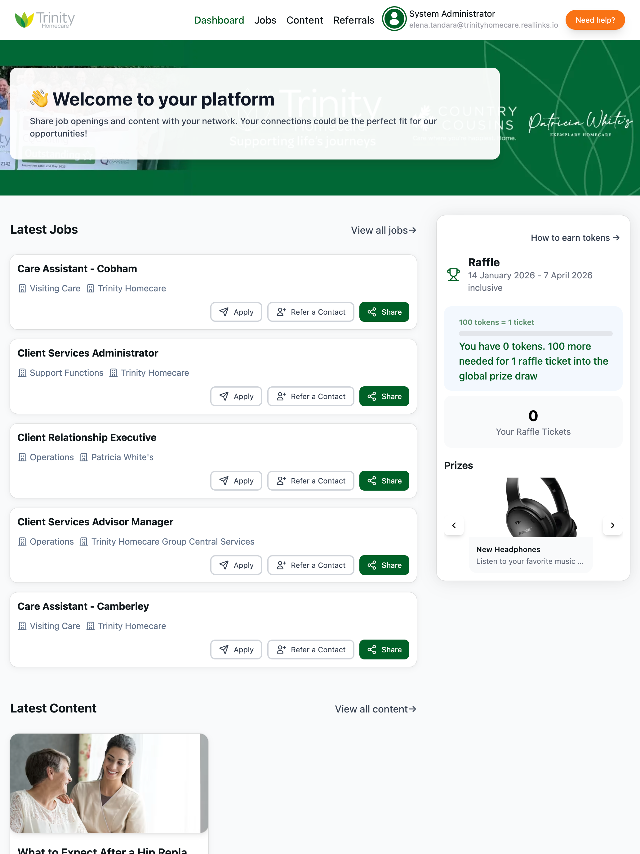 Trinity Homecare Referrals