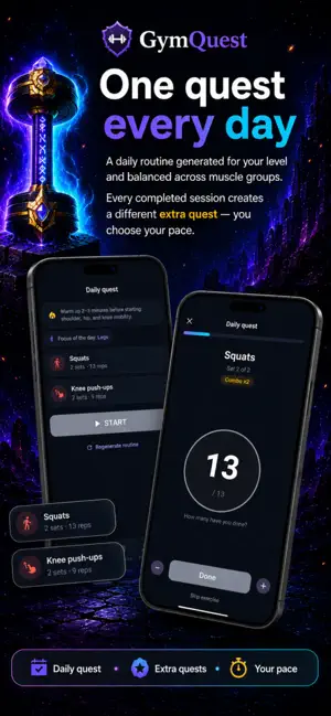 Fitness RPG - GymQuest screenshot 4