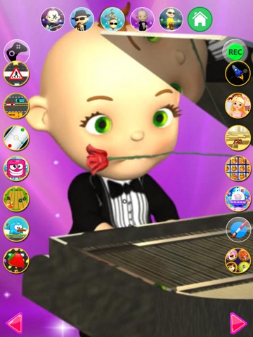 My Talking Baby Music Star iPad screenshot