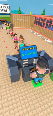InStyle Gym Simulator Game 3D iPhone screenshot
