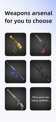 Gun Simulator Shooting Games iPhone screenshot