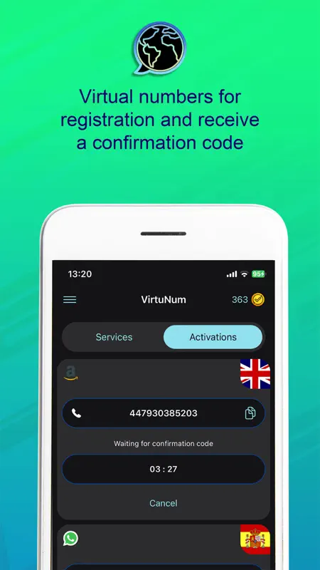 VirtuNum - Virtual Number screenshot 3 of 6