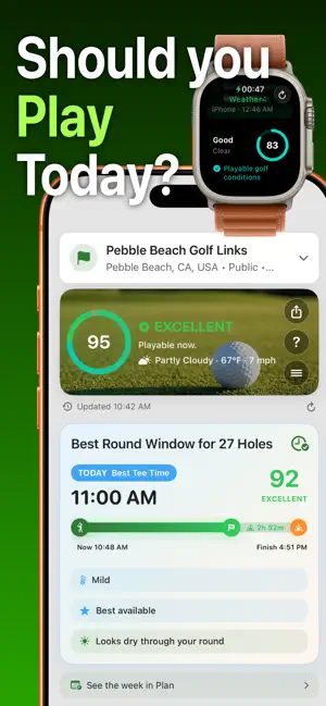 Golf Weather – Weather4Golf screenshot 1