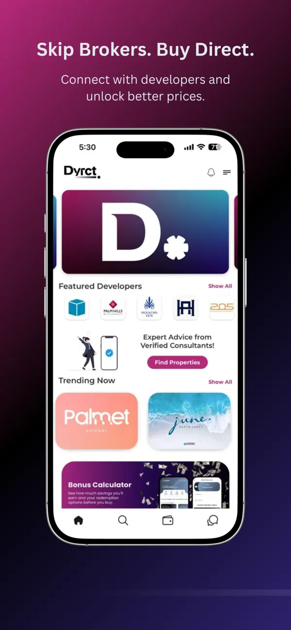 Screenshot #1 pour Dyrct - Smart Real Estate