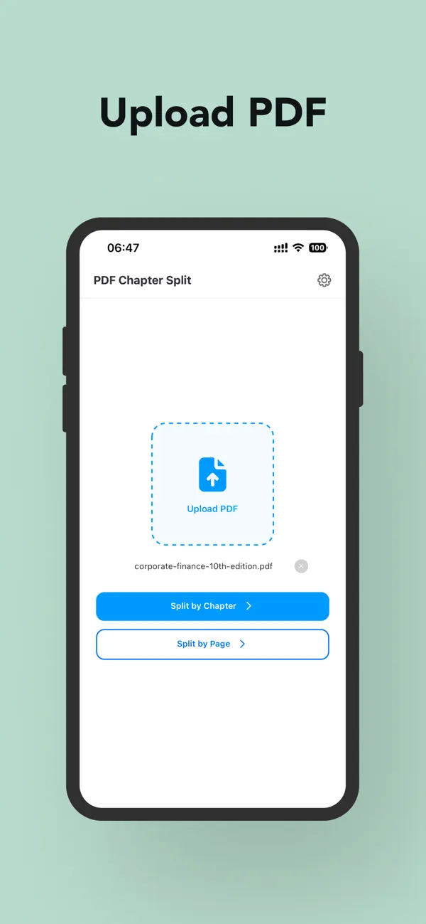 #1. PDF Chapter Split (iOS) Por: CI SOFTWARE SOLUTIONS COMPANY LIMITED