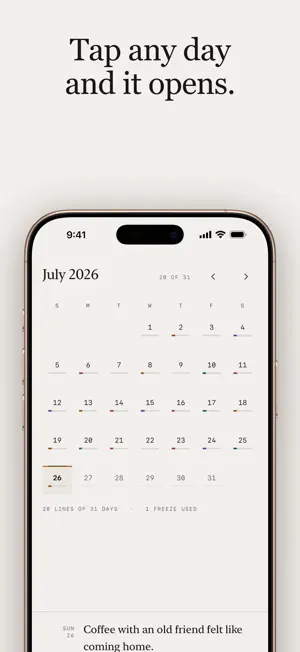 Micro Journal: One Line a Day screenshot 4