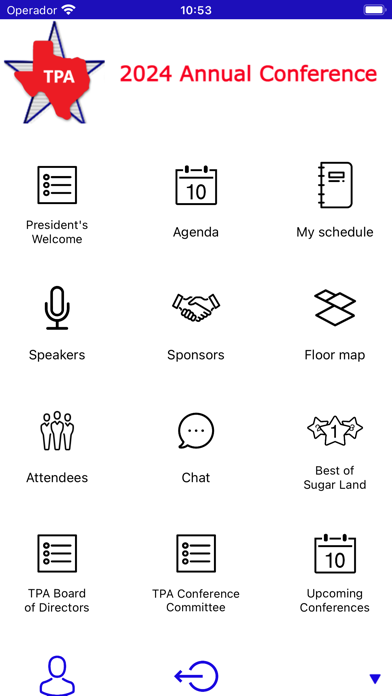 TPA 2025 Conferences Screenshot