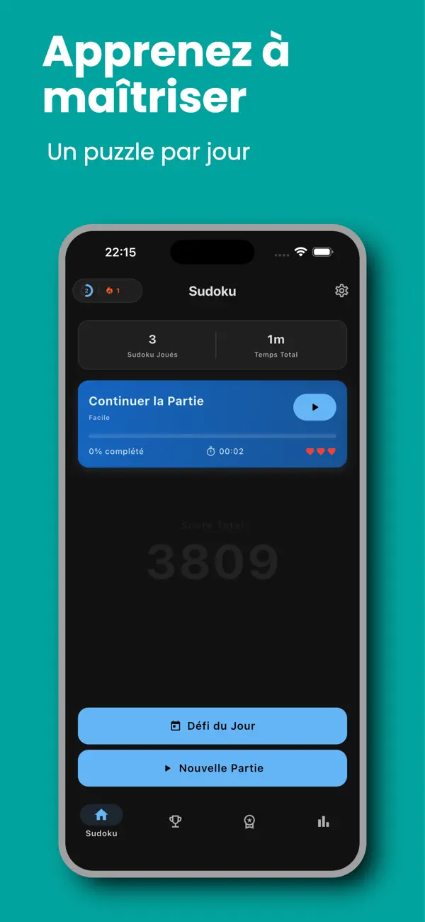 Screenshot #1 pour Sudoku : Apprendre à maîtriser