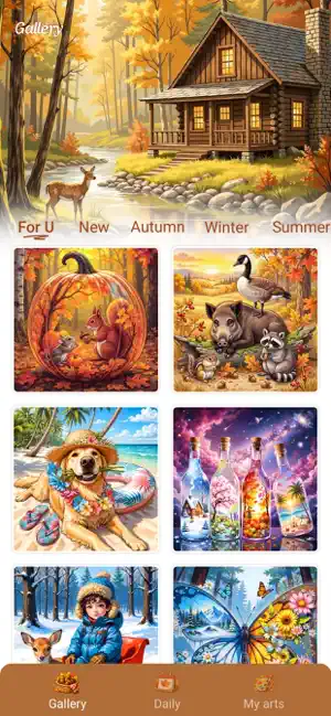 Season Autumn Color by Numbers screenshot 1