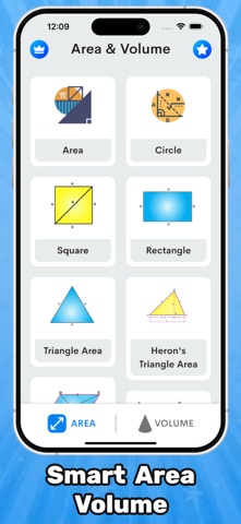 Area volume calculators screenshot