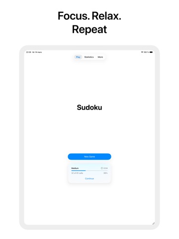 Sudoku – No Ads, Unlimited iPad screenshot