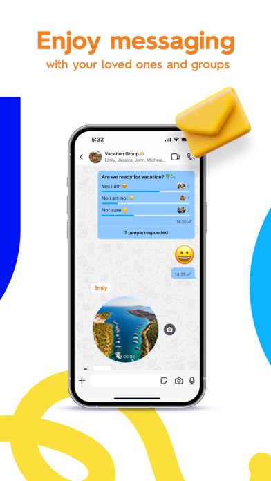 Screenshot #2 pour BiP - Messenger, Video Call