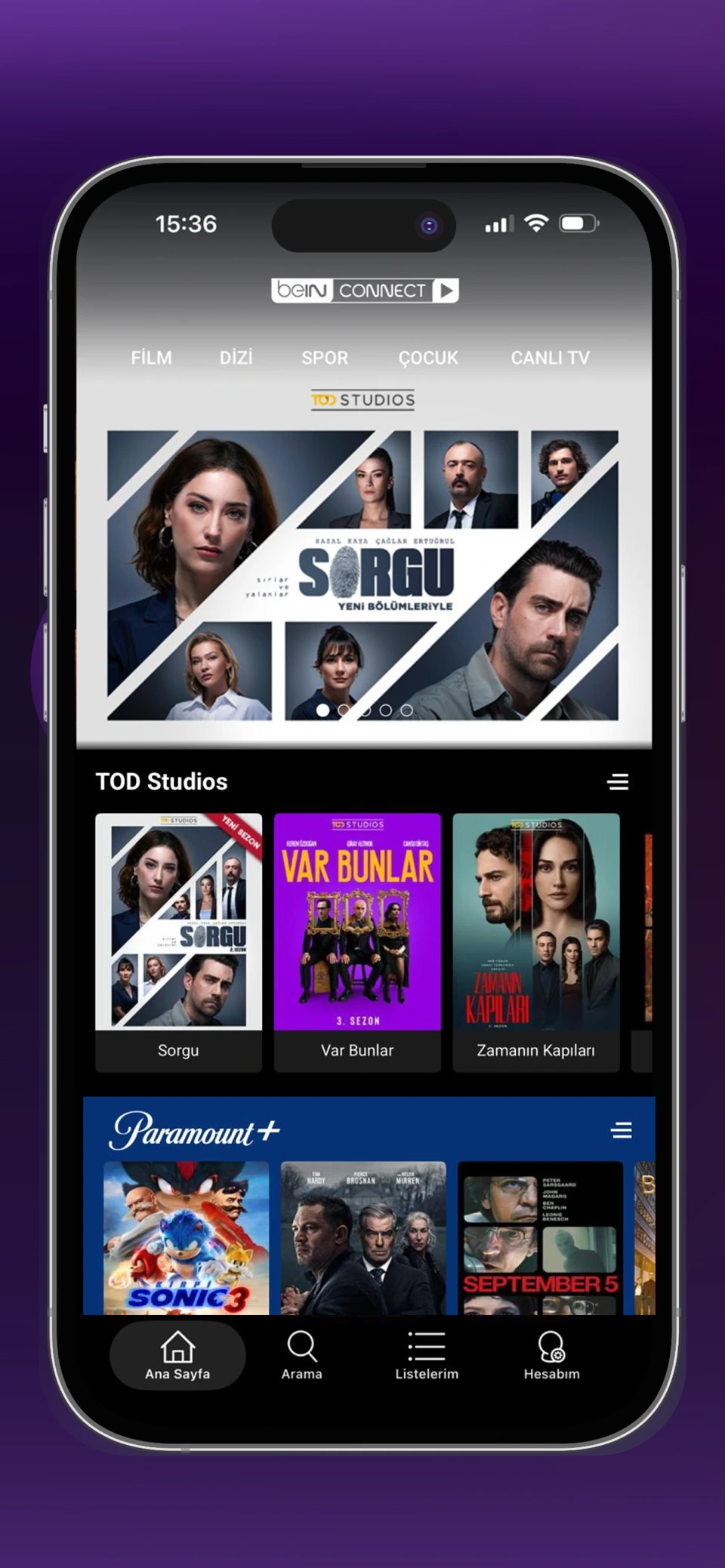 beIN CONNECT screenshot