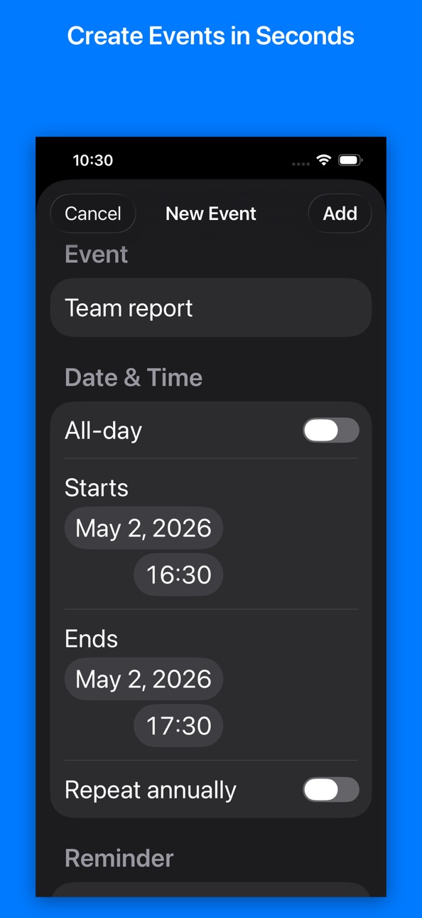 iPhone screenshot