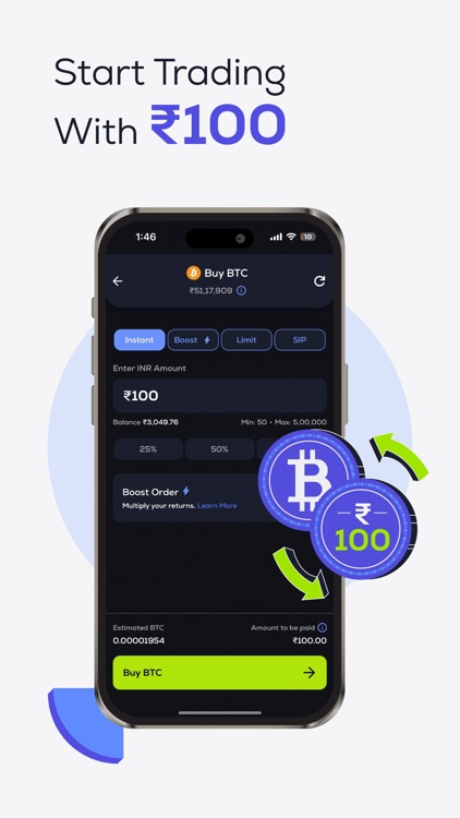 CoinSwitch: Bitcoin Crypto App screenshot-4