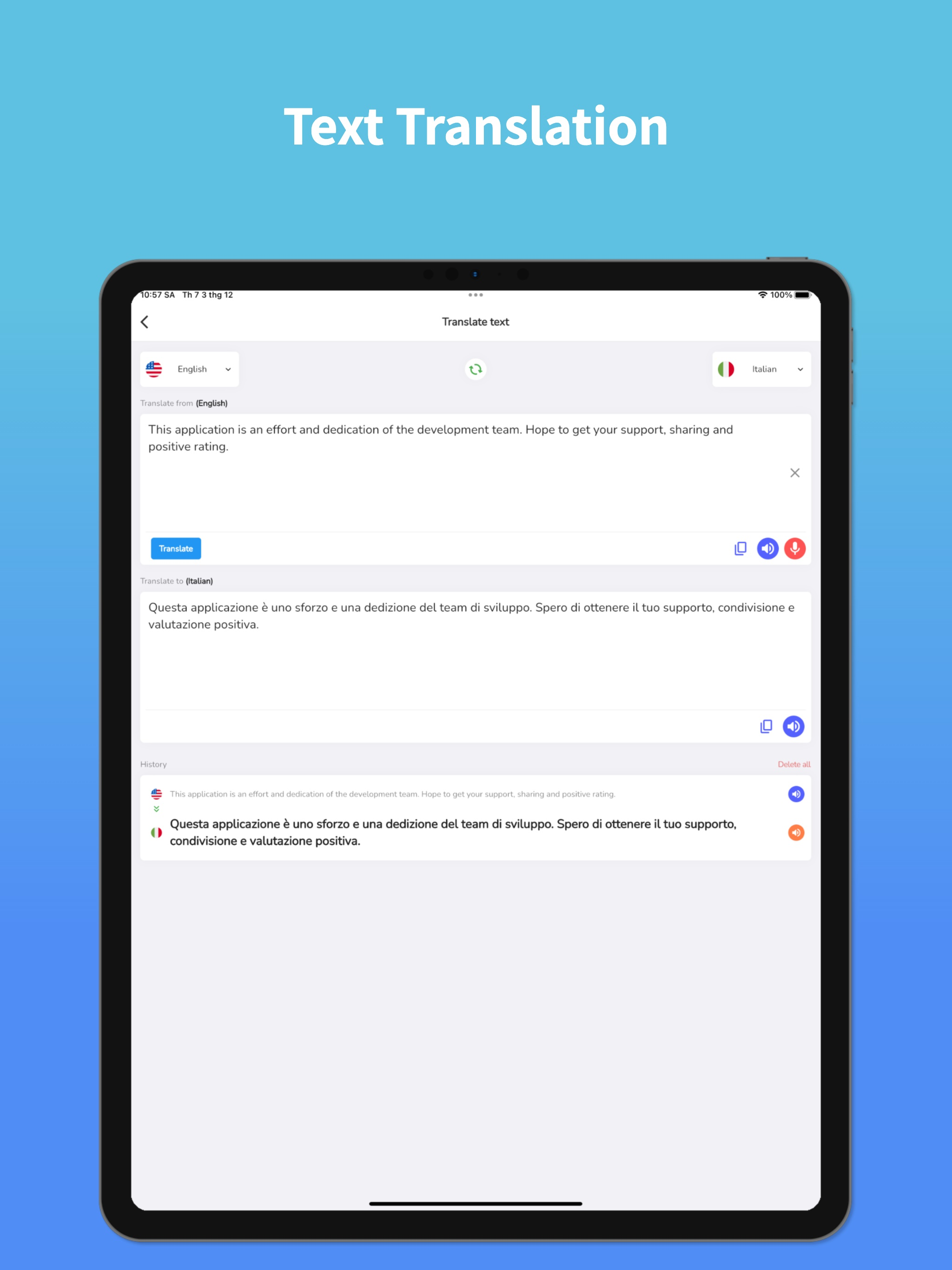 Italian Translator & Learn +