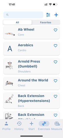 Smart Gym Workout Tracker iPhone screenshot
