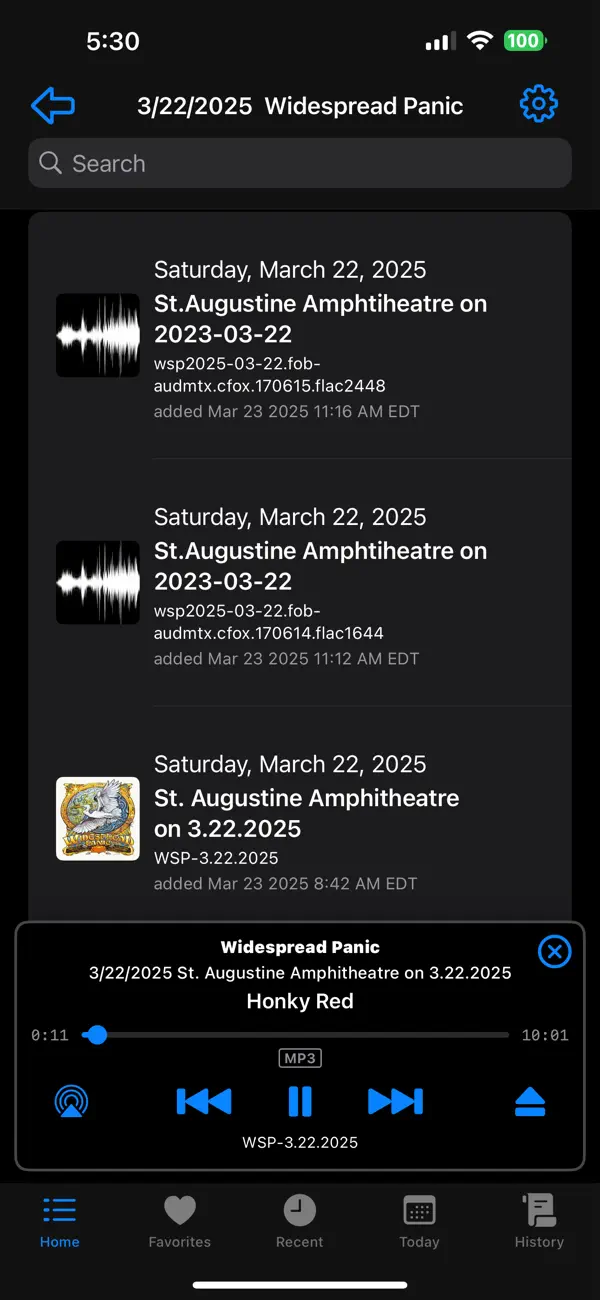 Screenshot #3 pour Etree Mobile