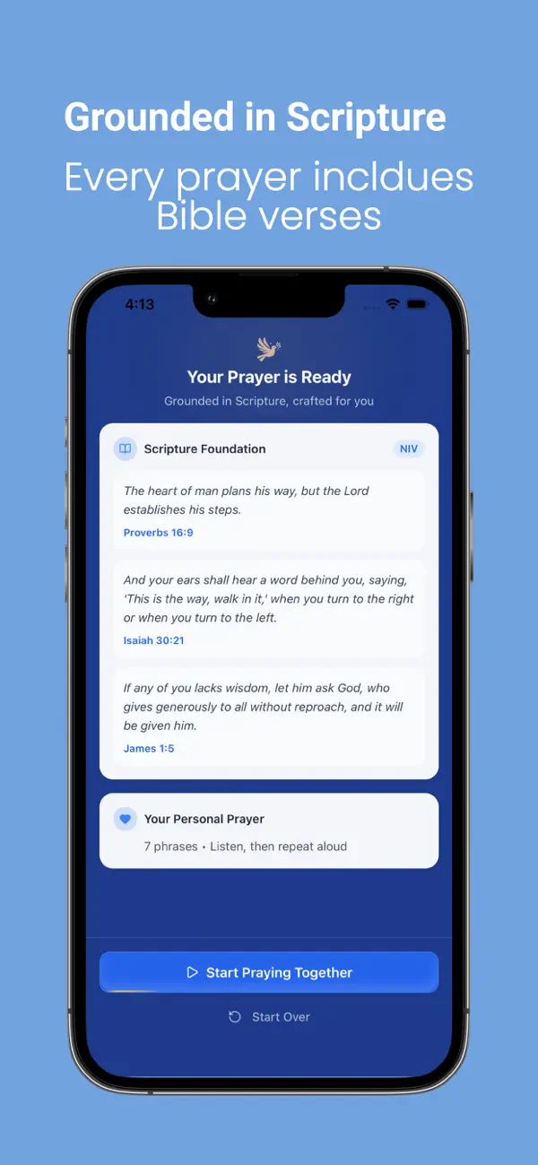 #2. PrayerGuide.ai: Prayer App (iOS) Podle: MEDIA SPACE TECHNOLOGIES LLC