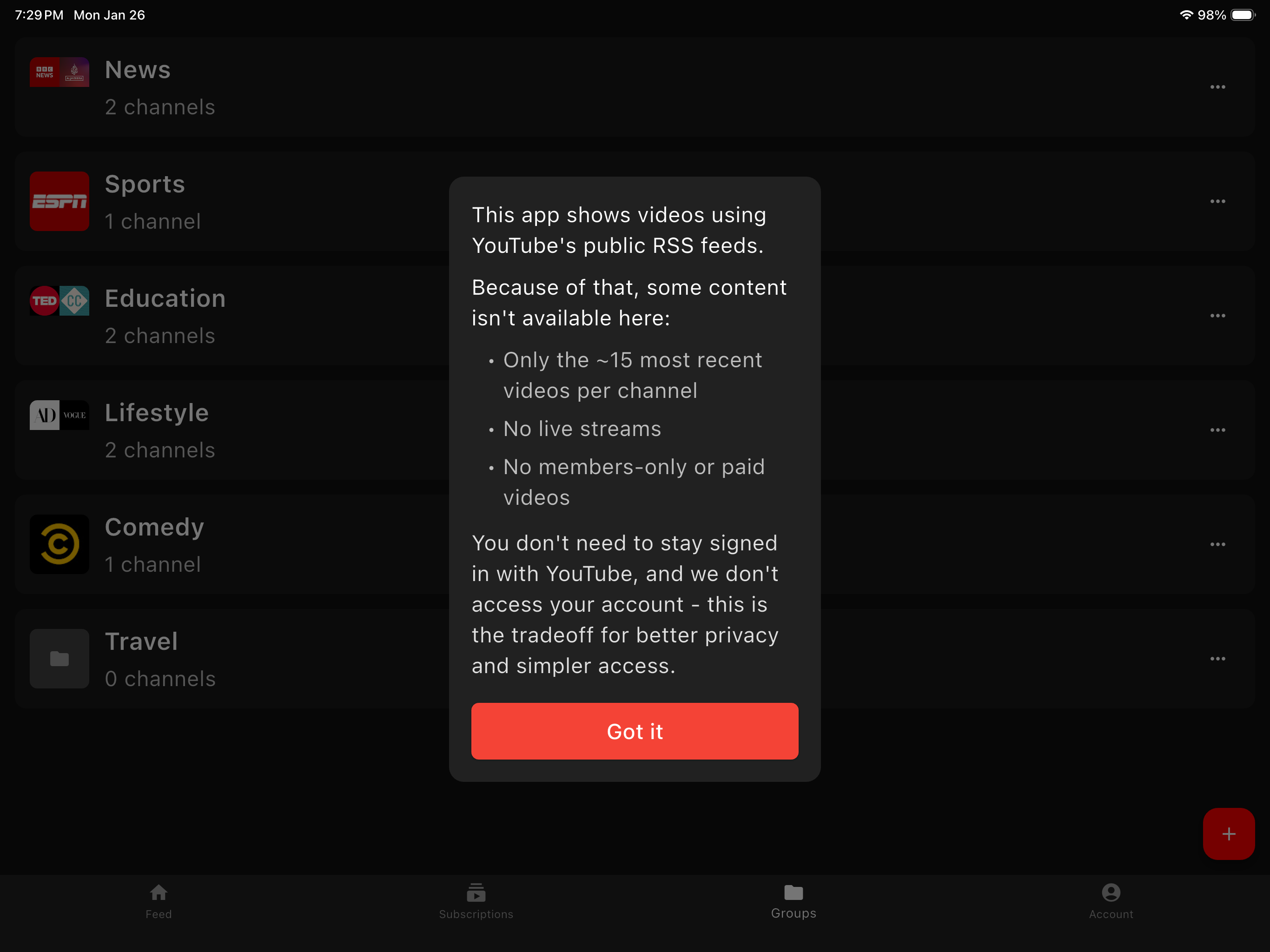MyTubeShelf screenshot 11