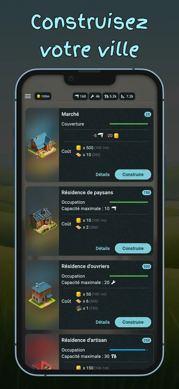 Screenshot #1 pour Victorian Idle City Builder
