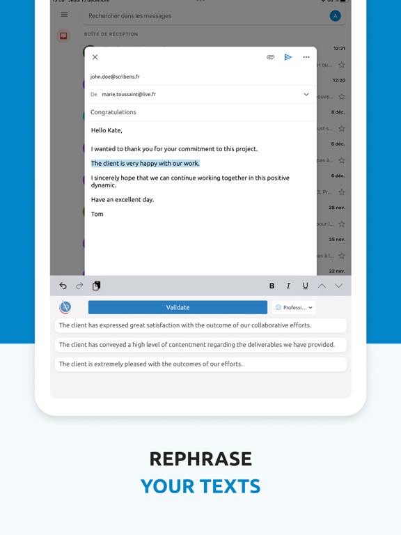 Scribens - Correcteur iPad screenshot 2 - Utilities app