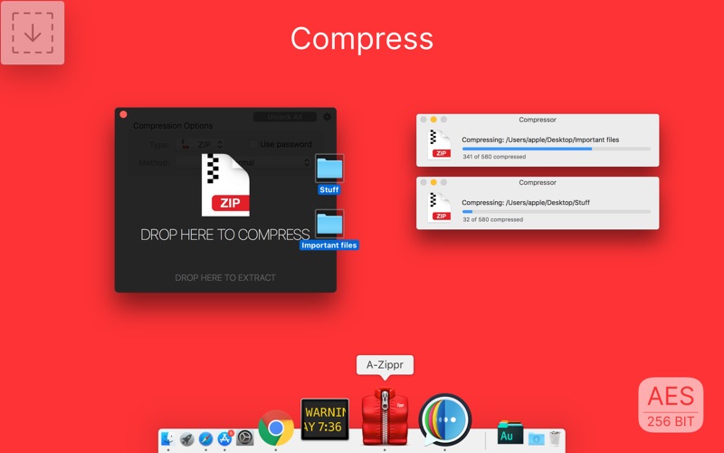 RAR Extractor: A-Zippr Pro Screenshot