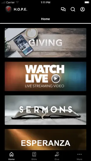 H.O.P.E. Ministries Church screenshot 1