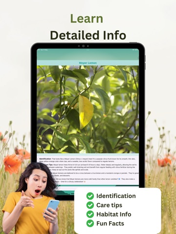 Tree Identifier Nature ID Scan iPad screenshot