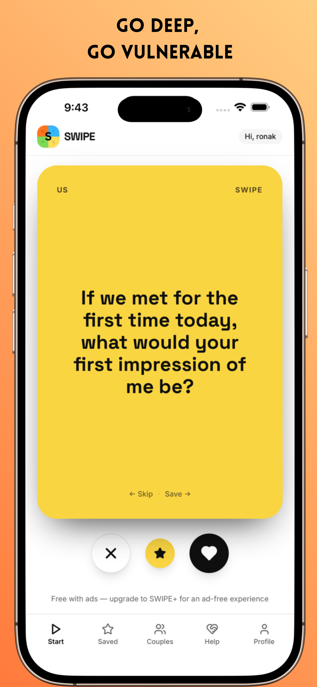 Swipe real conversations screenshot 2