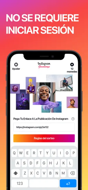 Giveaway Picker for Instagram™ iPhone screenshot 1