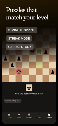 JustChess: Pro Chess Club: official iPhone preview 5 (opens full image in a new tab)