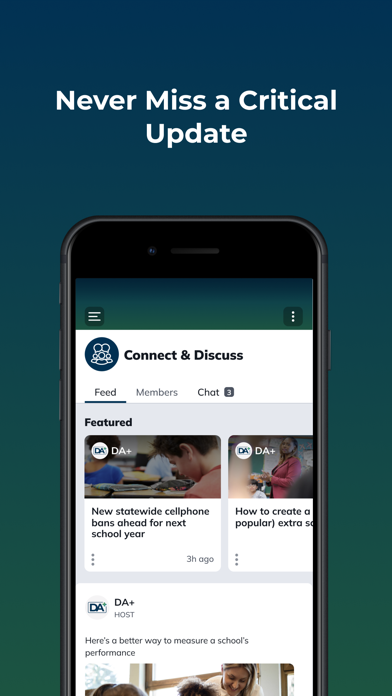 DA+ iPhone screenshot 3 - Social Networking app