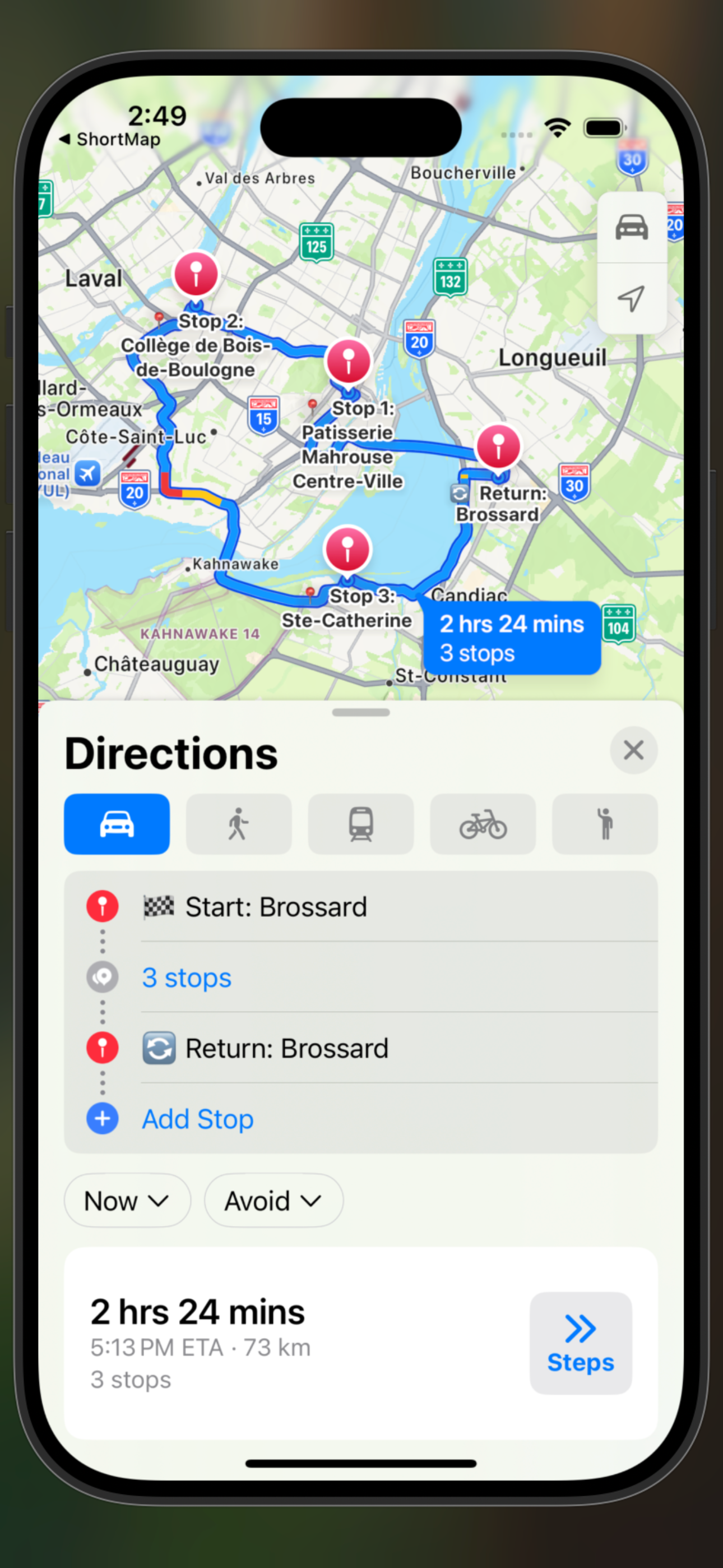 ShortMap screenshot 4