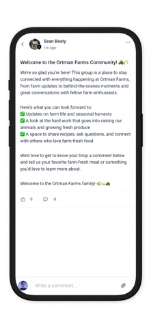 Ortman Farms App iPhone screenshot
