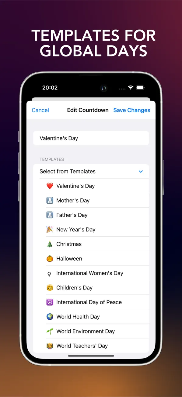 #3. Countdown: Events & Timer (iOS) Ved: Ugur Kadir Karahan