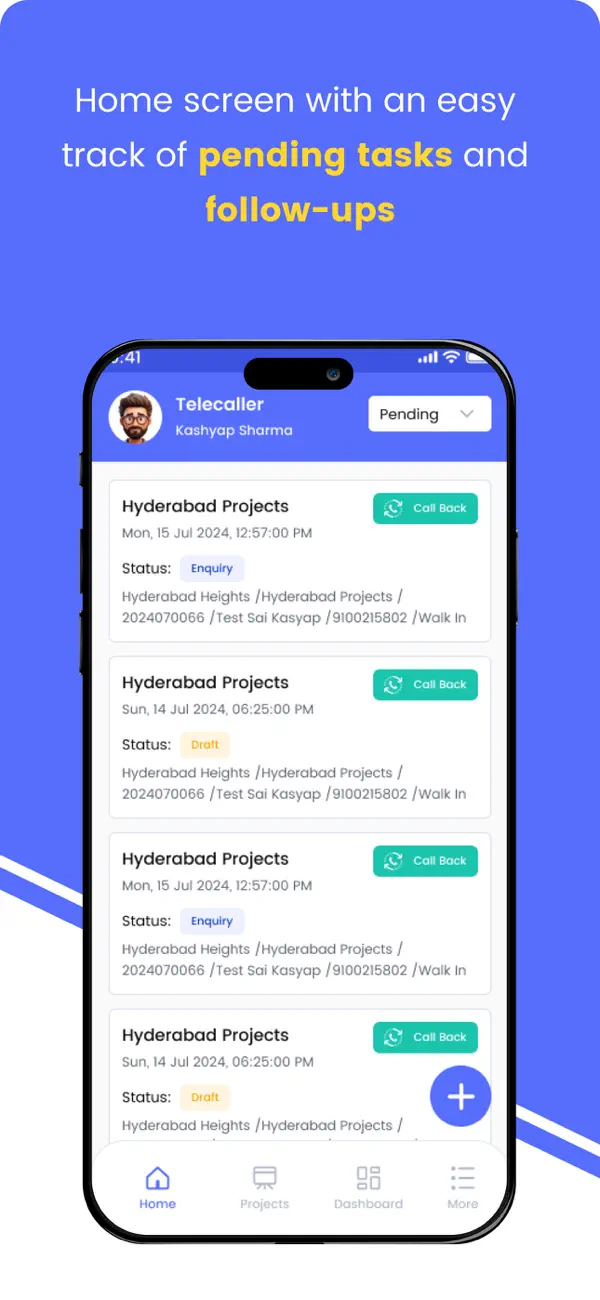 Screenshot #2 pour Real Estate CRM