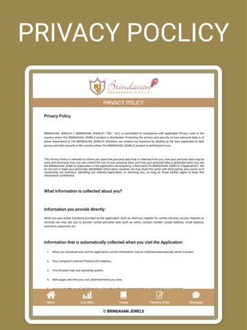 Brindavan Jewels iPad screenshot