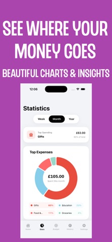 Expenses - Budget Tracker screenshot