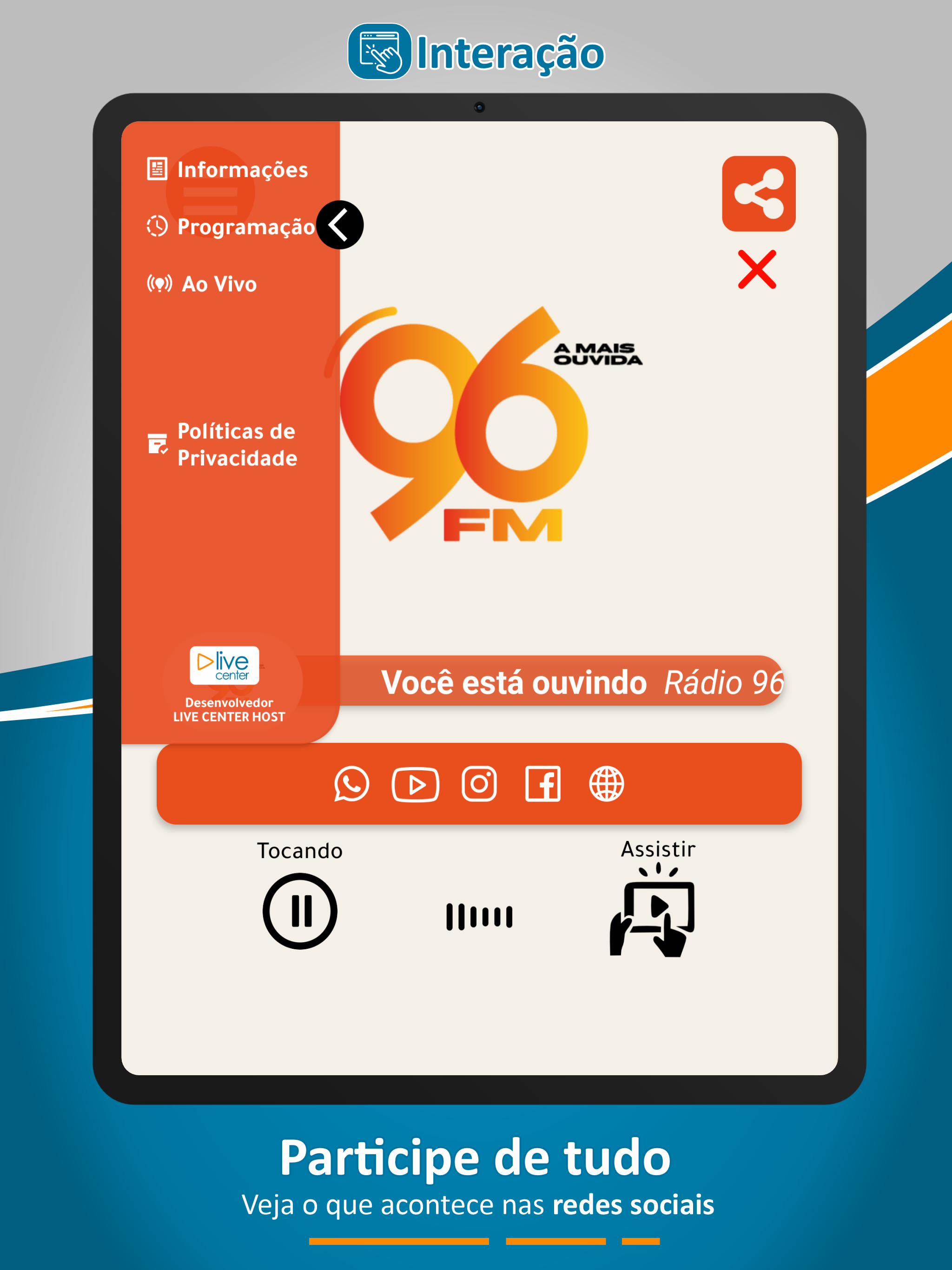 Rádio 96 FM Maceió screenshot 5