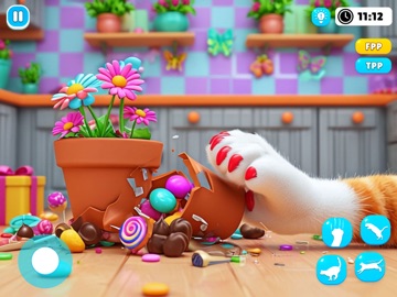 My Bad Cat Pet Simulator Game iPad screenshot