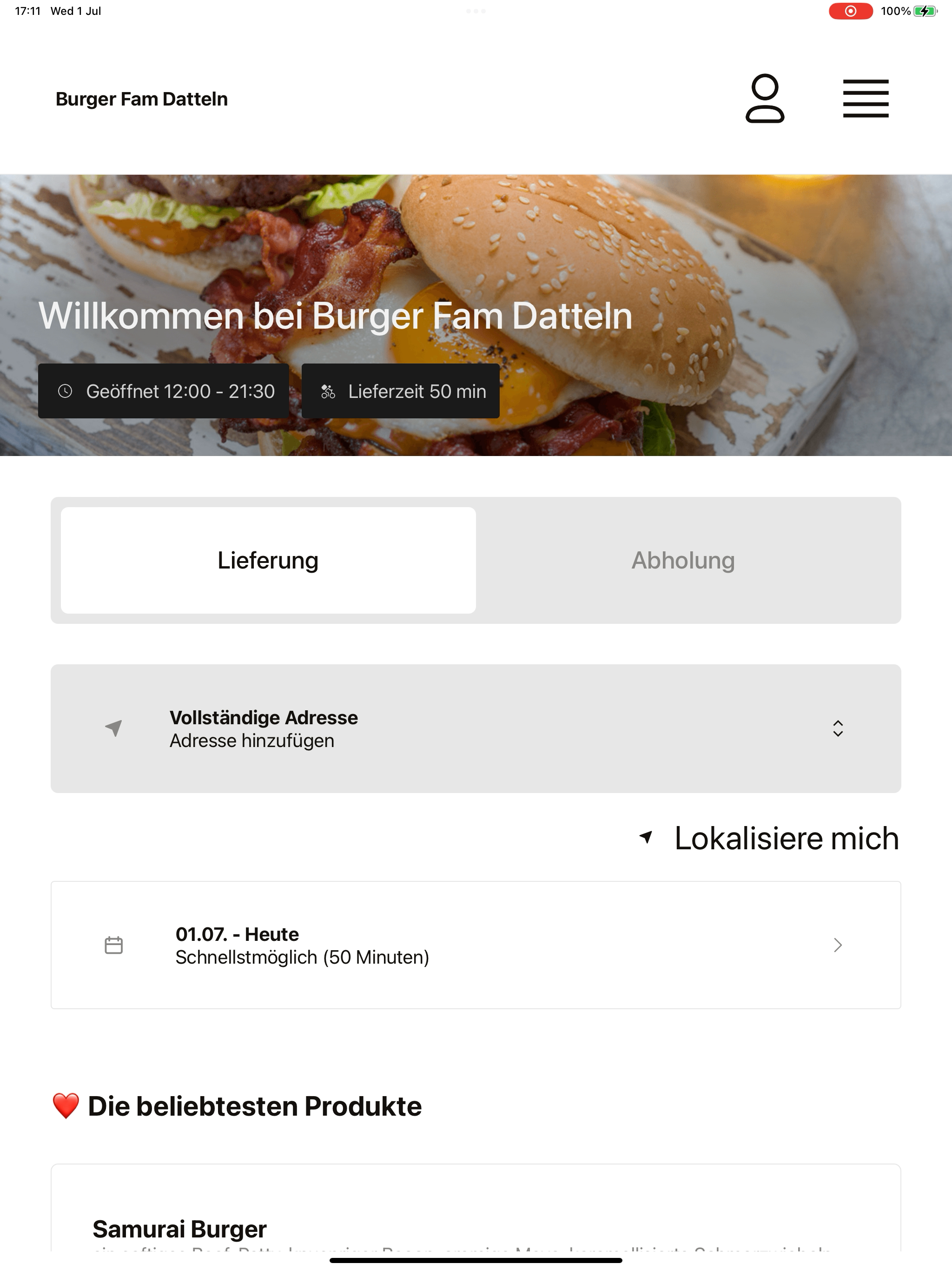 Burger Fam Datteln