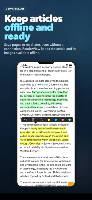 ReaderView screenshot 2