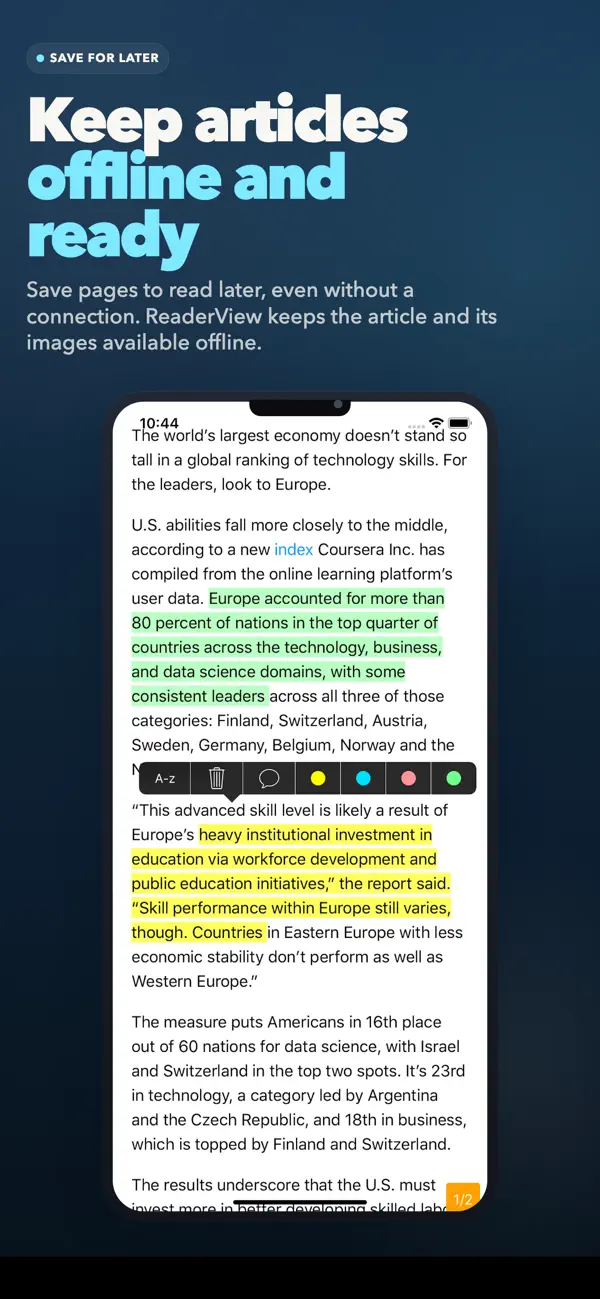 Screenshot #2 pour ReaderView