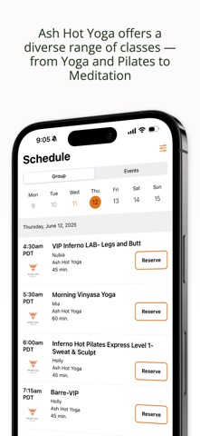 Ash Hot Yoga screenshot