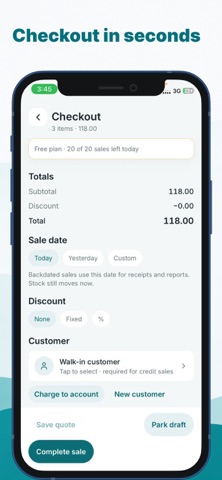 StockDey: Offline POS & Stock iPhone screenshot