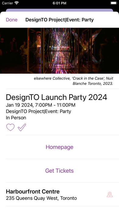 DesignTO Festival Screenshot