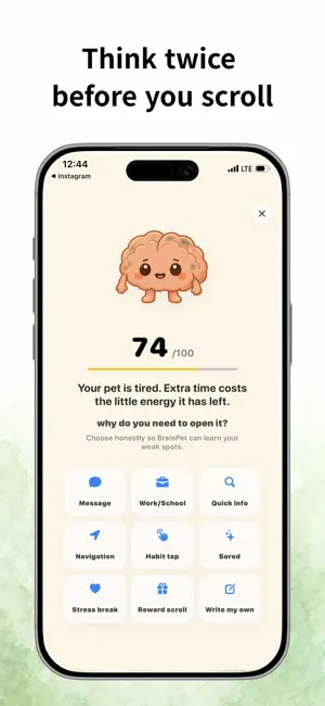 BrainPet - Screen Time Control screenshot 3